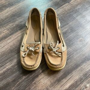 Women’s Sperry Angelfish Boat Shoes in Linen Oat